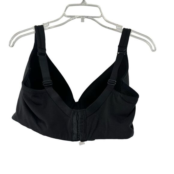 Cacique Bra 40F Lightly Lined Full Coverage Black Underwired Back Closure Bra - Picture 7 of 11